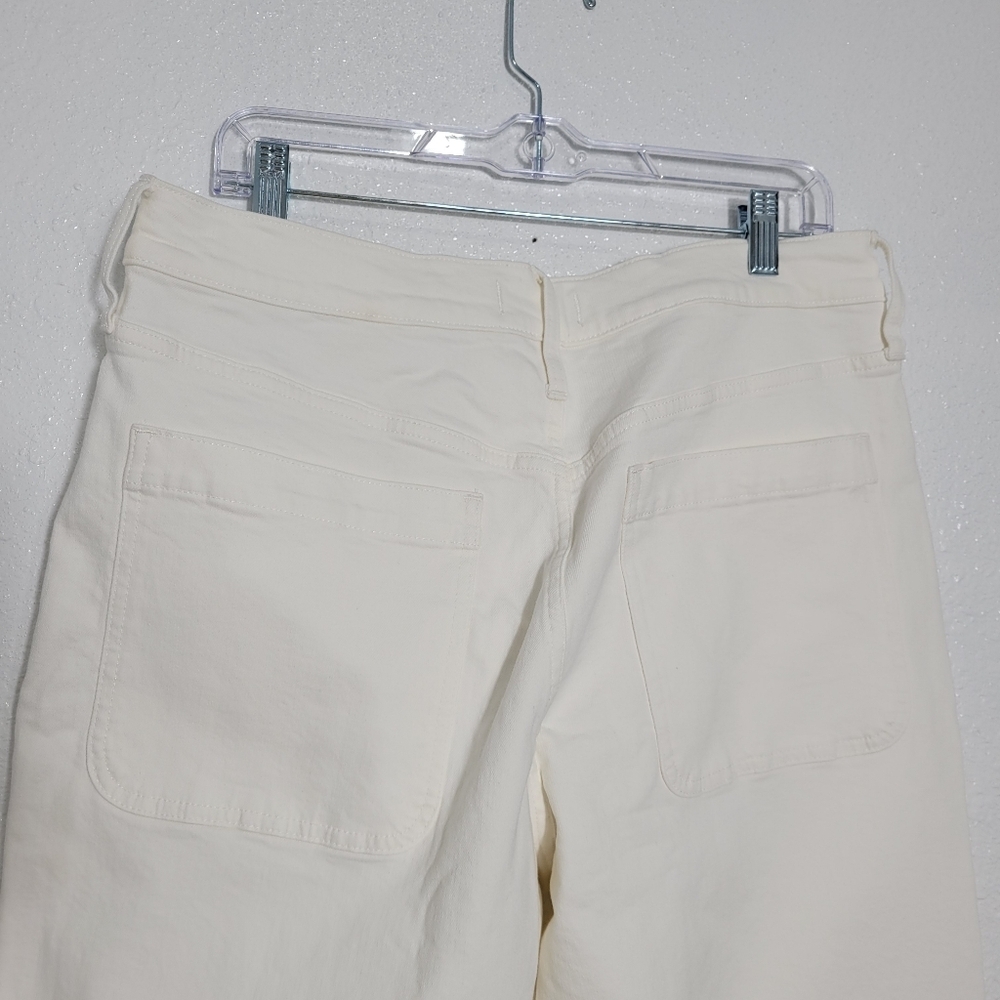 Madewell The Emmett Wide-Leg Full Length Jean: Patch Pocket Edition NWT Sz 32 - Picture 10 of 12